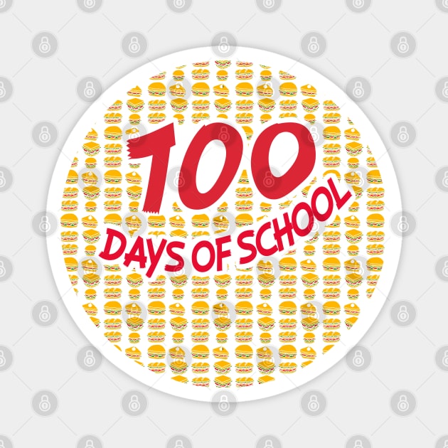 100 Days Of School Magnet by Amberstore